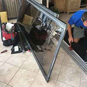 sliding glass door frame repair Fairview